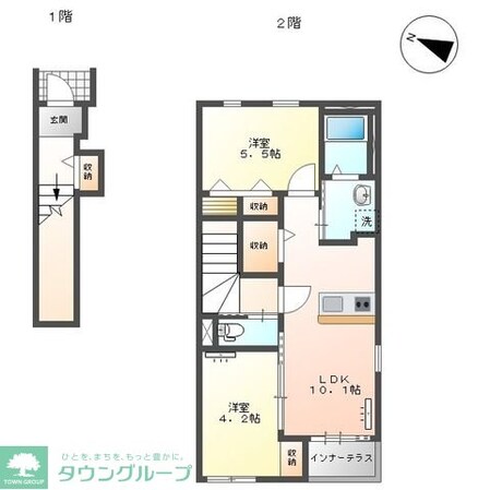 サンローズIIの物件間取画像